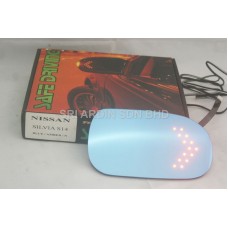 Nissan Silvia S14 Blue Side Mirror w LED Signal